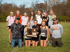 WCHS cross country girls win IHSA Sectional